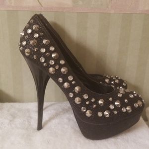 Gold Fish Stiletto heels